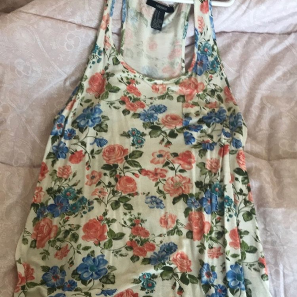 Floral tank top